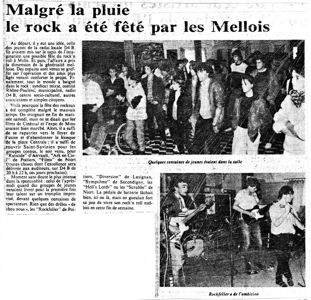 1984.09-presse-MinoPRE-1024x987 "Pele-Melle Rock" Ark en Ciel, Raticide, Mino (22/09/84)