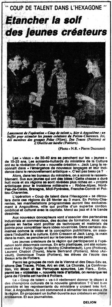 1984.12.01-NR-MinoPRE-375x1024 "Coup de talent dans l’Hexagone" (30/11/84)
