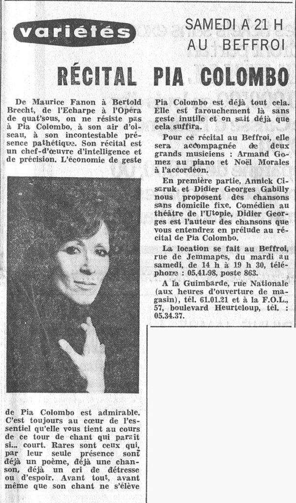 1975.03.05-NRCO.4ADPREb-604x1024 Pia Colombo, Annie Cisaruk, Didier Georges Gabily (08/03/75)