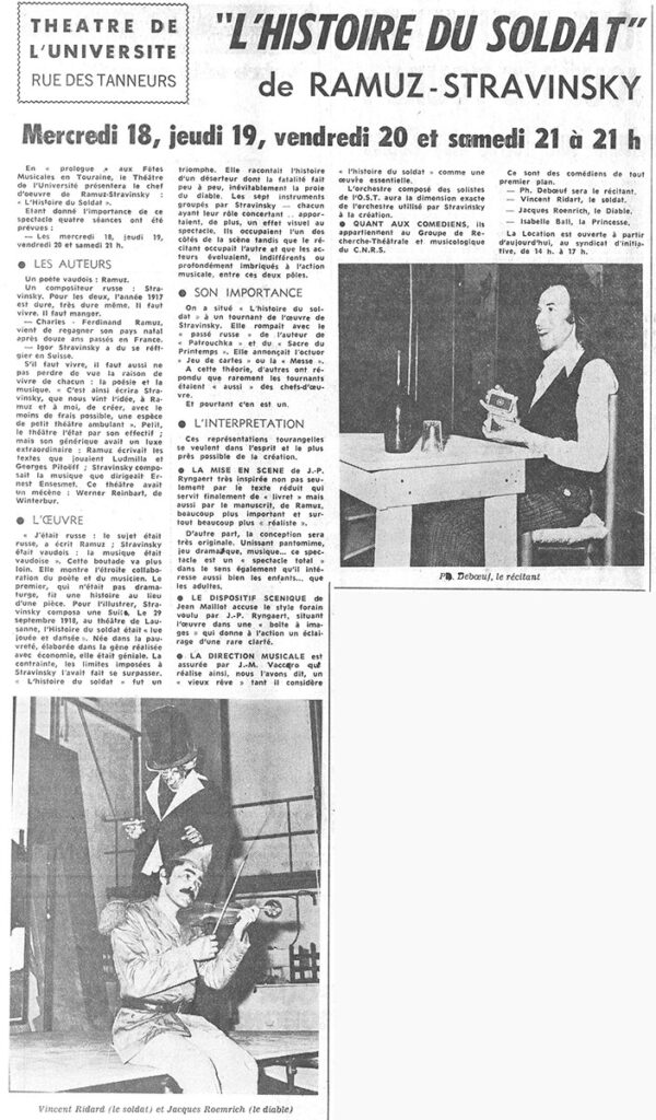 1975.06.17-NRCO.4ADPREa-600x1024 "L'histoire du soldat" (18 au 21/06/75)