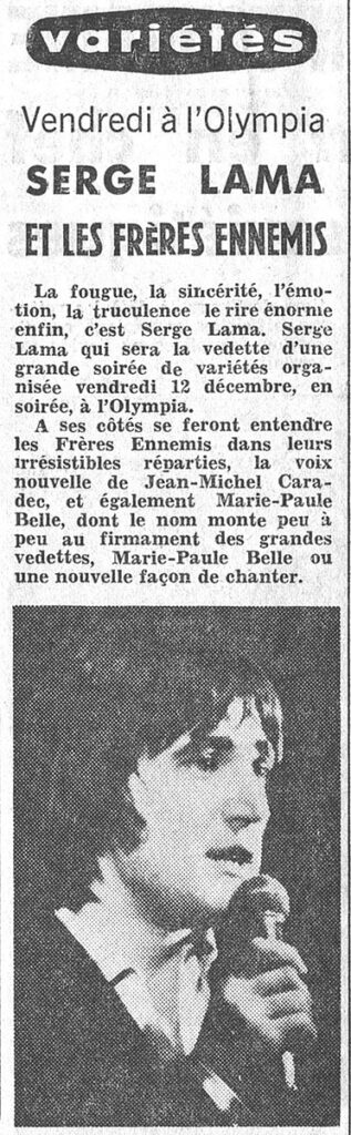 1975.12.11-NRCO.4ADPREa-317x1024 Serge Lama, Frères Ennemis, Marie-Paule Belle (12/12/75)
