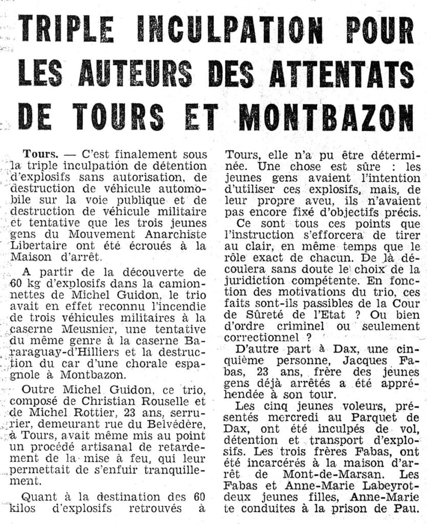 1976.04.23-NRCO.BADPREa-835x1024 Arrestation de trois membres du mouvement anarchiste libertaire