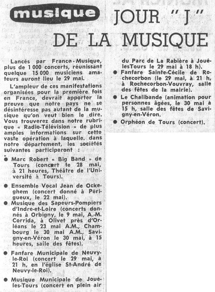 1976.05.27-NRCO.3ADPREa-754x1024 "Jour J de la musique" Marc Robert Big Band (28/05/76)