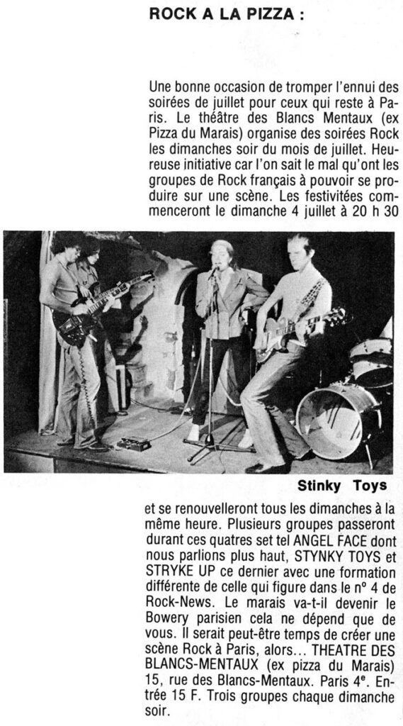 1976.07-Rock-News-6-Bruno-BoussardPRE04-569x1024 Stinky Toys, Angel Face (04/07/76)