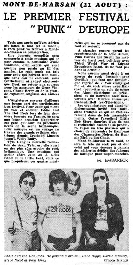 1976.08.18-NRCO.ISuzyPRE-515x1024 "1st European punk rock festival" (21/08/76)
