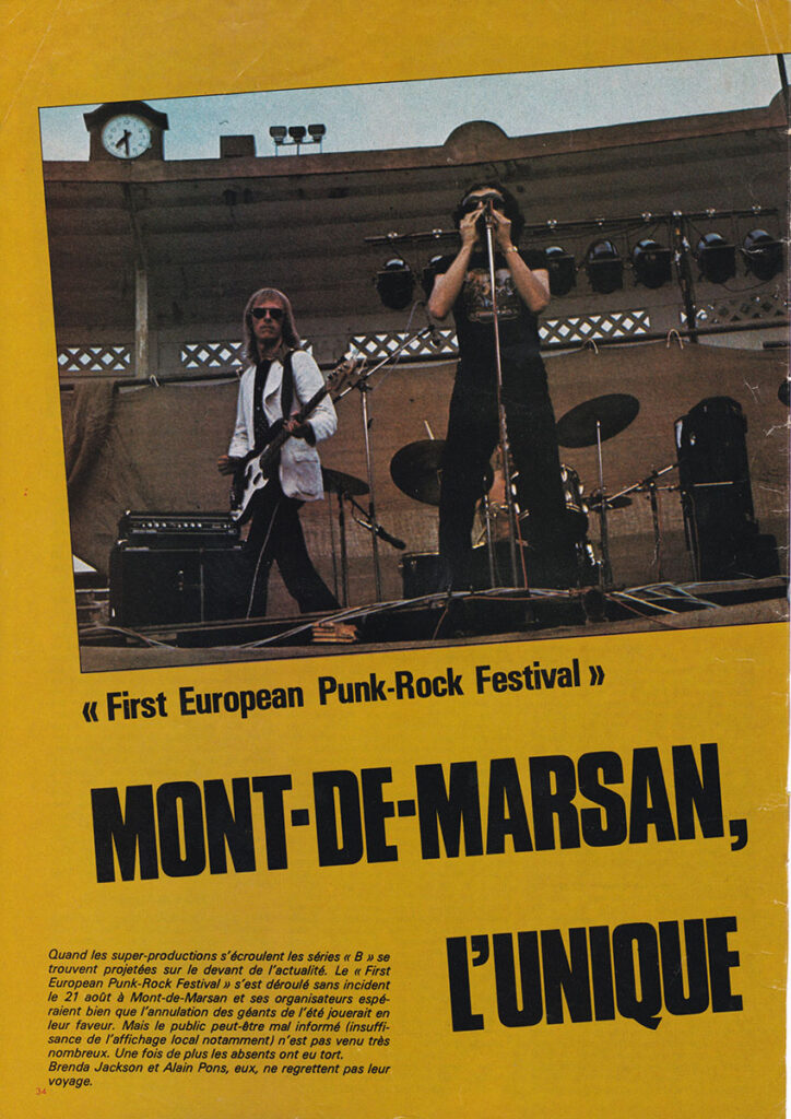 Presse-1976-Mont-de-Marsan-Euthanasie-02Suzy-724x1024 "1st European punk rock festival" (21/08/76)