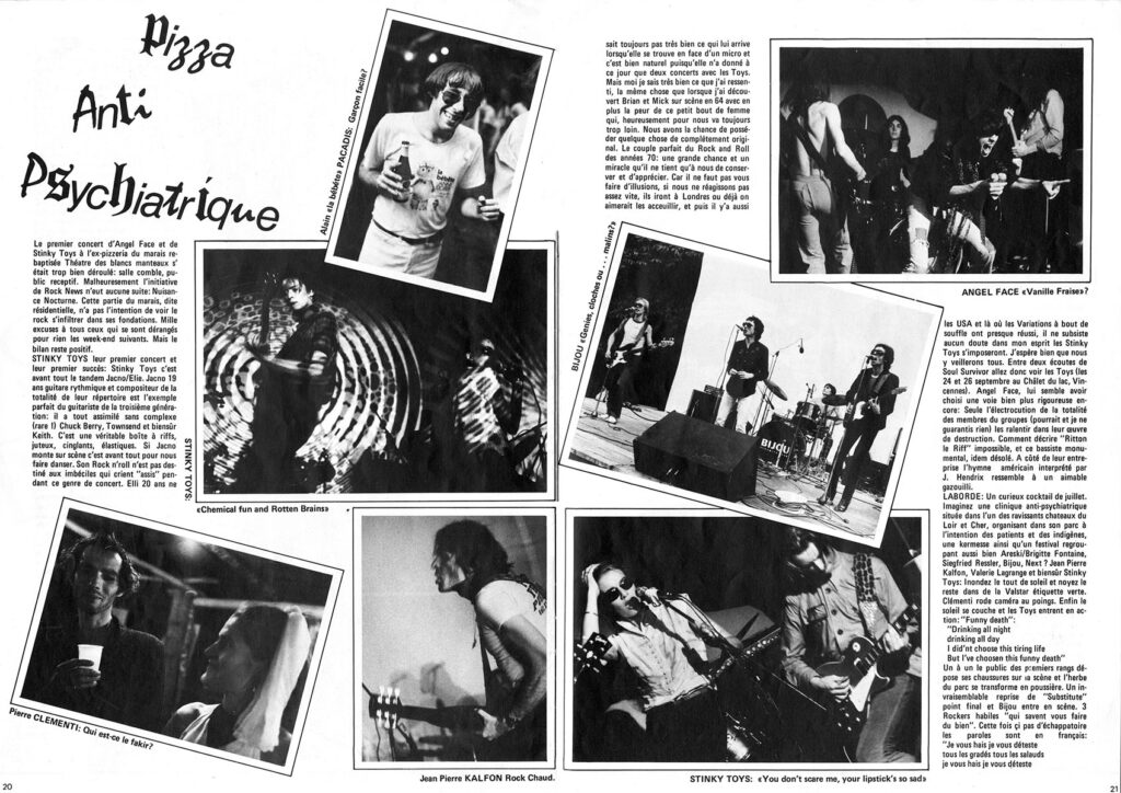 1976.09-Rock-News-7-Bruno-BoussardPRE20-1024x724 Stinky Toys, Angel Face (04/07/76)
