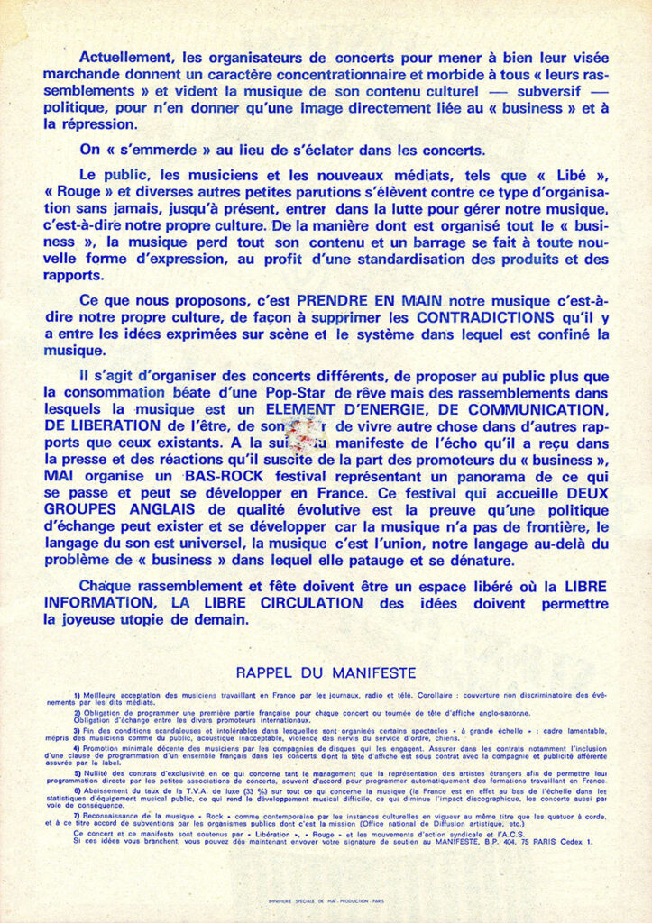 1976.11.06-Bas-RockElliFLV-723x1024 "Festival Bas-Rock" (06/11/76)