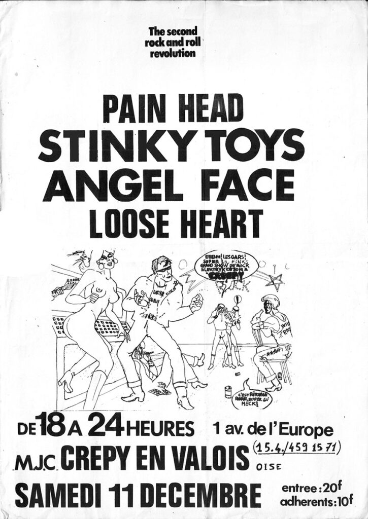 1976.12.11-Cameleon-RecordsFL-725x1024 Stinky Toys, Angel Face, Pain Head, Loose Heart (11/12/76)