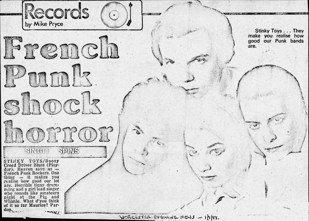1977.04.01-Werchester-Evening-NewsElliPRE-1024x733 Stinky Toys "Boozy creed"