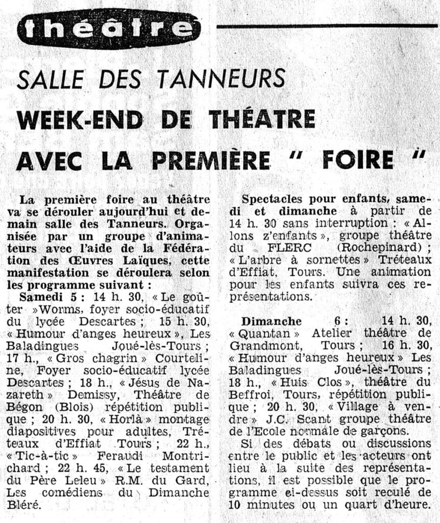 1977.02.05-NRCO.6ADa-862x1024 "Foire au Théâtre Amateur de Touraine" (05 et 06/02/77)
