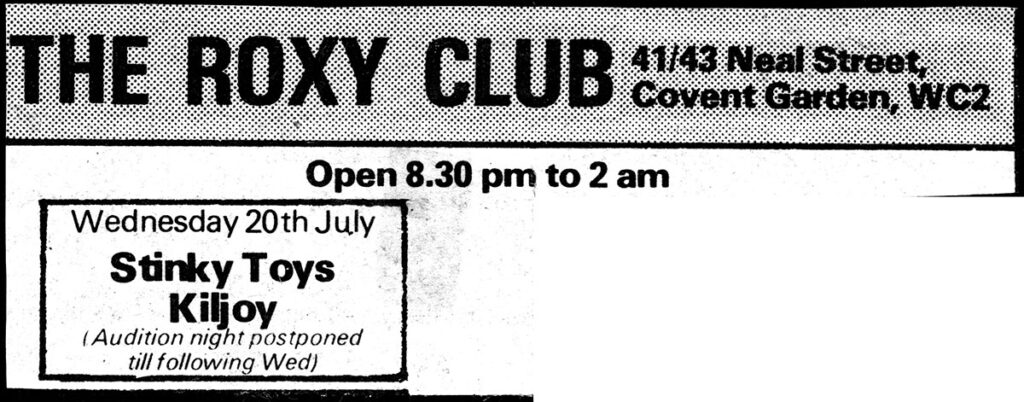 1977.07.20-InconnuElliPRE4-1024x402 Stinky Toys, Kiljoy (20/07/77)