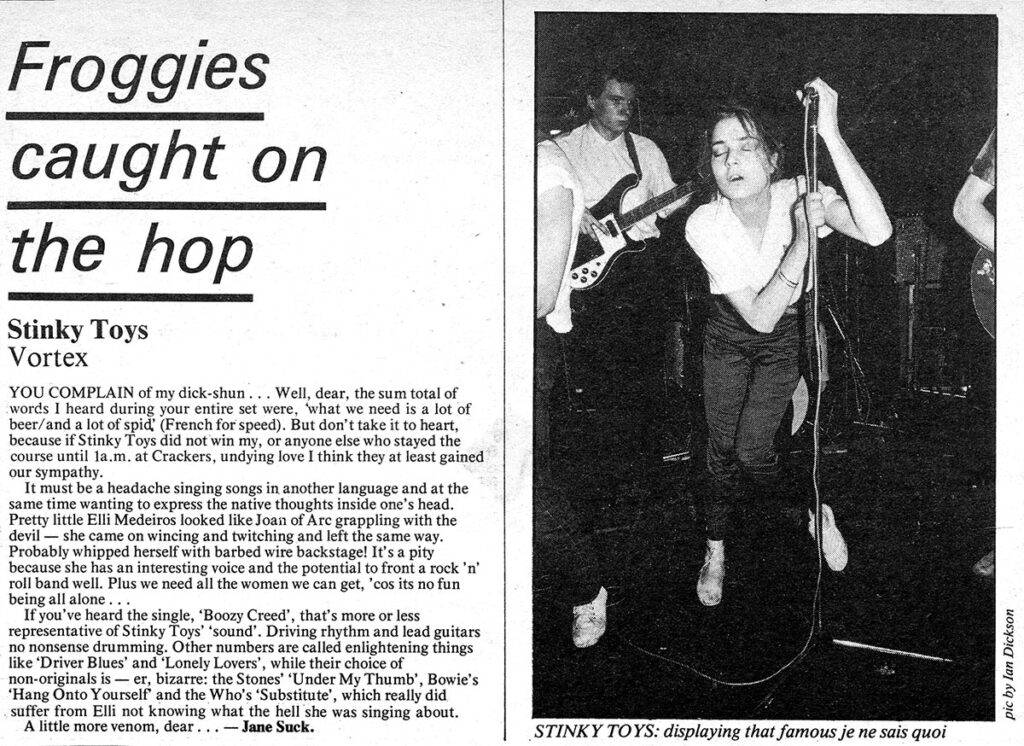 1977.07.30-SoundsElliPRE-1024x746 Stinky Toys, Mean Street, Crocodiles (18/07/77)