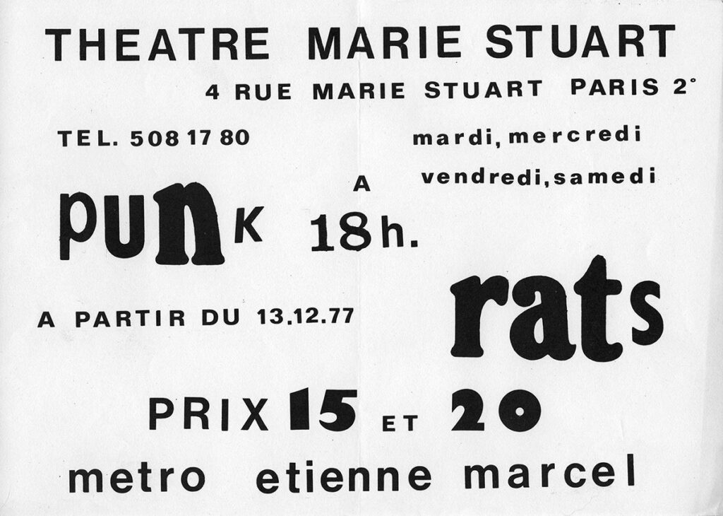1977.12.13-Flyer01-Louis-Thevenot-1024x730 "Punk rats" (13/12/77)