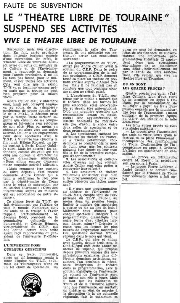1978.04.20-NRCO.4ADPREa-608x1024 L'affaire du Théâtre Libre de Touraine
