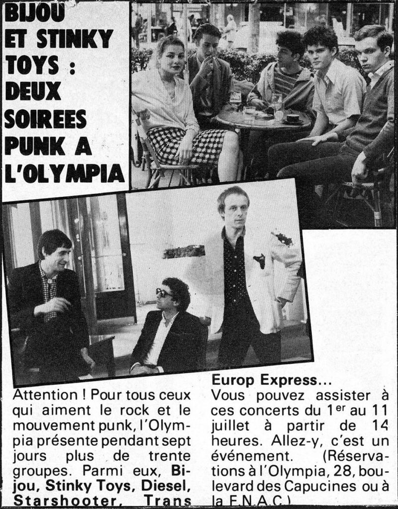 1978.06.28-SalutElliPRE-800x1024 "Nuit New Wave" (10/07/78)