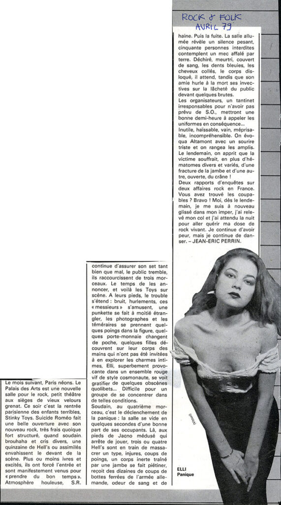 1979.04-Rock-and-FolkElliPRE-571x1024 "Pour une musique gaie et dynamique" Stinky Toys, Suicide Roméo (13/02/79)