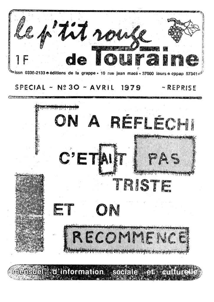 1979.04-Ptit-Rouge-de-Touraine-30-Sp-Alain-GaschetPRE001-725x1024 Le P’tit Rouge de Touraine n°30 (04/79)