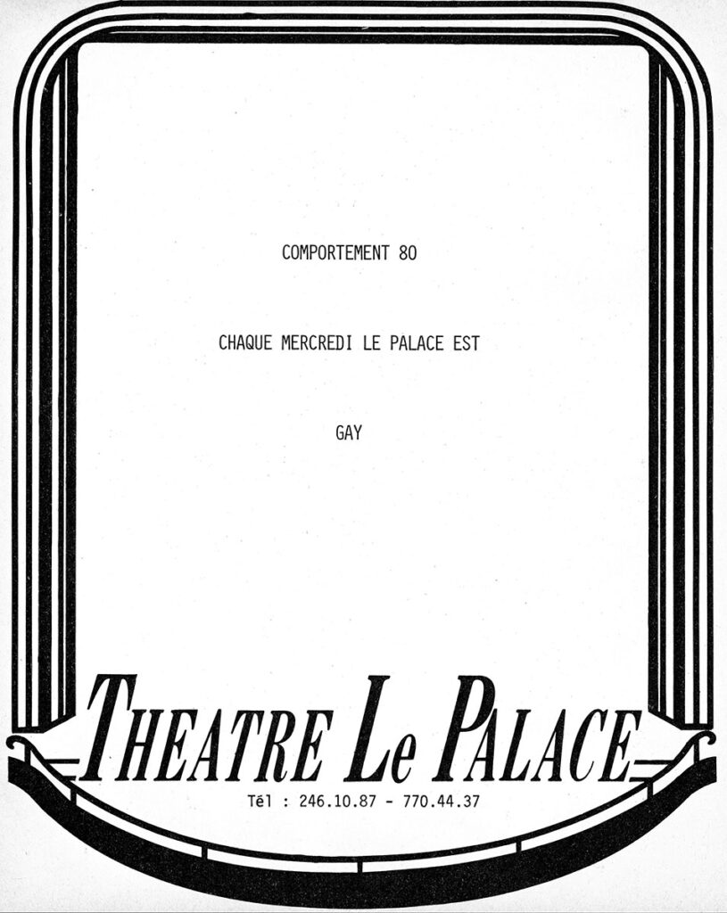 1980.03-Magazine.20ELLIPRE-815x1024 Chaque mercredi le Palace est gay