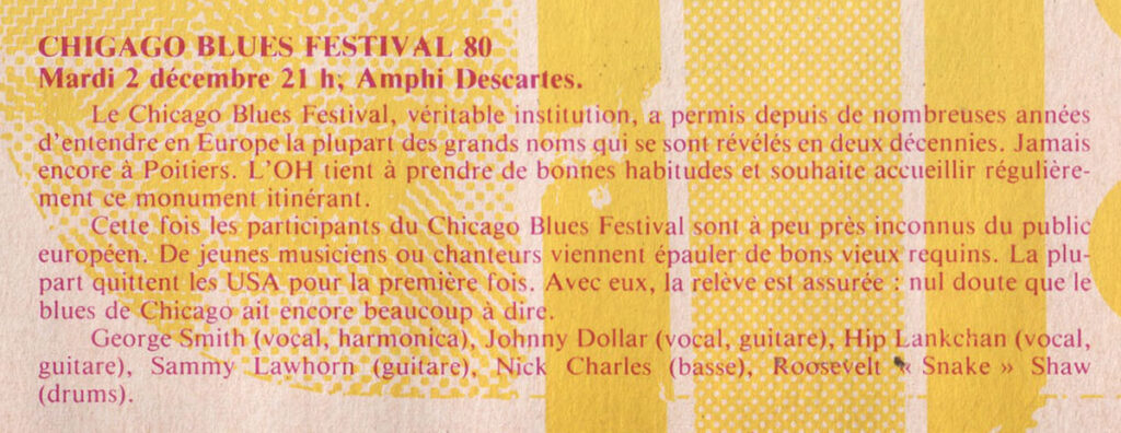 1980.10.01-Affiche01-24-34-imprimee-Oreille-est-HardiePROg-1024x396 Chicago Blues Festival (02/12/80)