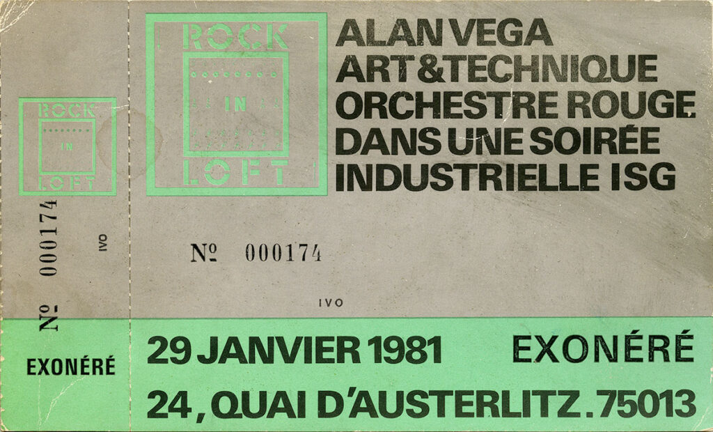 1981.01.29-Bruno-BoussardTI-1024x620 Orchestre Rouge, Art & Technique, Alan Vega (29/01/81)