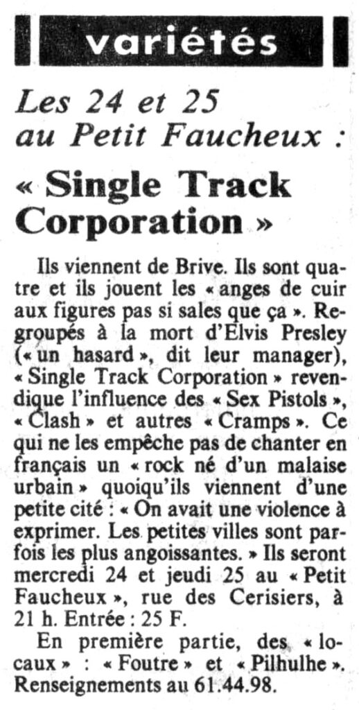 1982.11.22-NRCO.4ADb-518x1024 Single Track Corporation, Foutre, Pilhule (24 et 25/11/82)