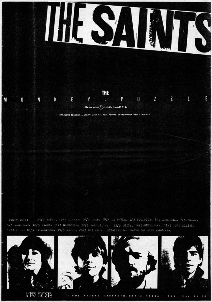 1981.01-Gig-12-Bruno-BoussardPRE26-719x1024 The Saints Pigmy tour 81