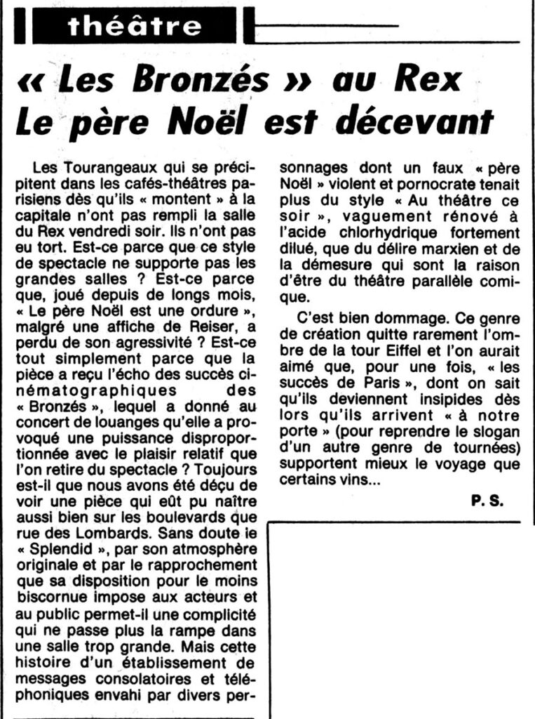1981.03.17-NR.3ADb-763x1024 Le Splendid "Le Père Noël est une ordure" (13/03/81)
