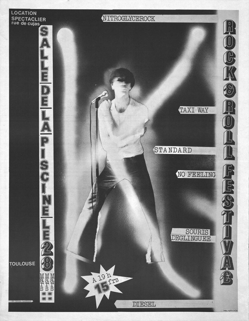 1981.03.28-Affiche01-45-58-imprimee-TB-Copie-794x1024 Nitroglycerock, Taxi Way, Standard, No Feeling, Souris Déglinguée, Diesel (28/03/81)