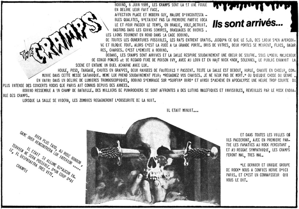 1981.06-New-Wave-10-Euthanasie05cleans-1024x717 The Cramps (US), Affection Place, Modern Guy (06/06/81)