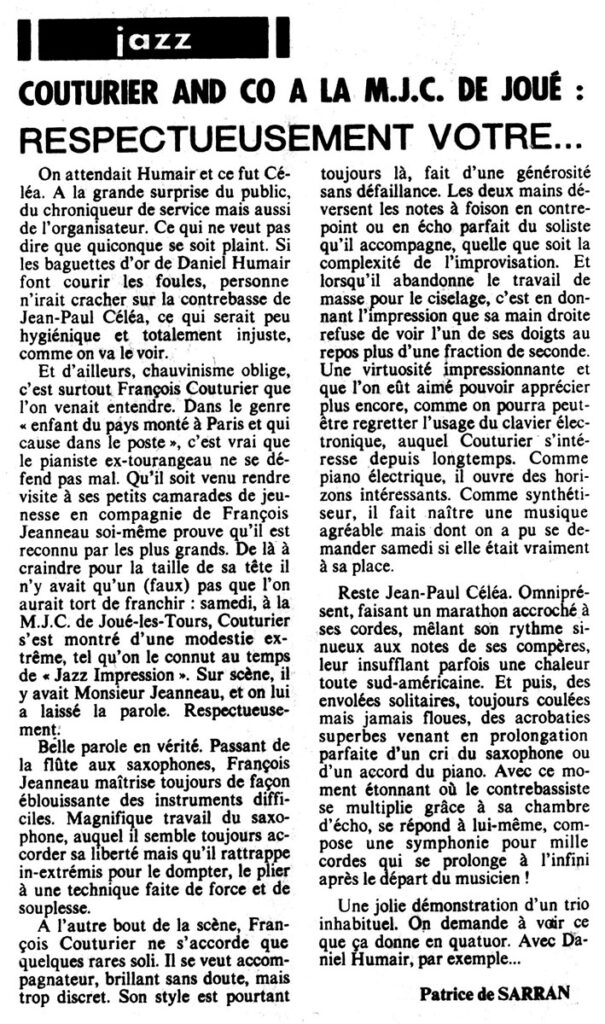 1981.06.16-NR.4ADa-605x1024 François Couturier, François Jeanneau, Jean-Paul Céléa (12/06/81)