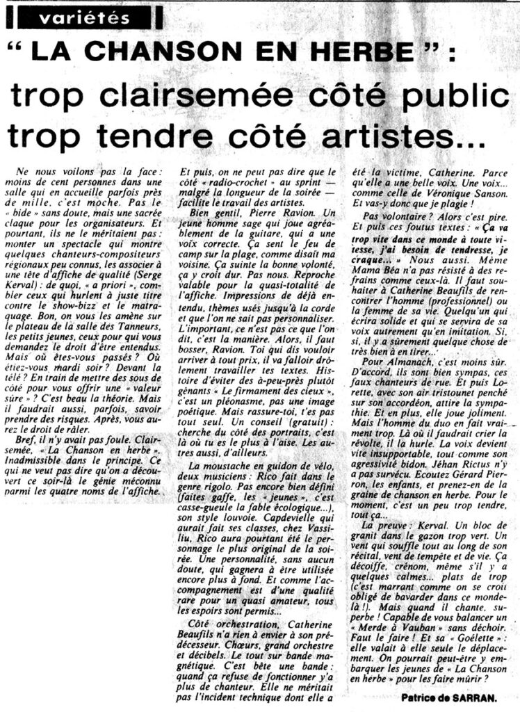 1981.10.29-NR.5ADa-748x1024 "Chanson en herbe" (27/10/81)
