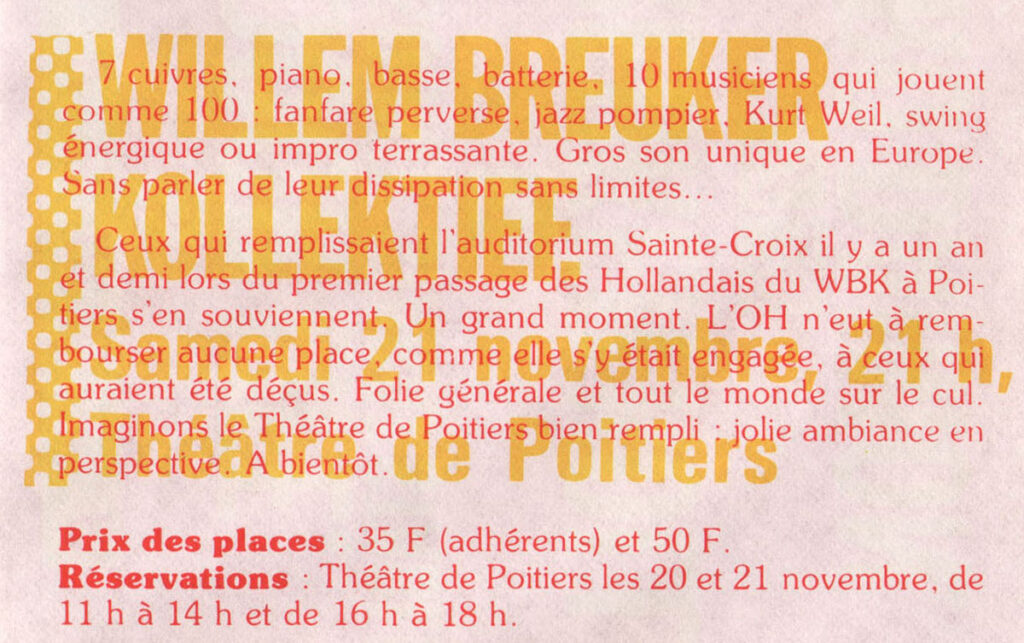 1981.10.08-Doc01.03-Oreille-est-Hardieb-1024x643 Willem Breuker Kollektief (21/11/81)