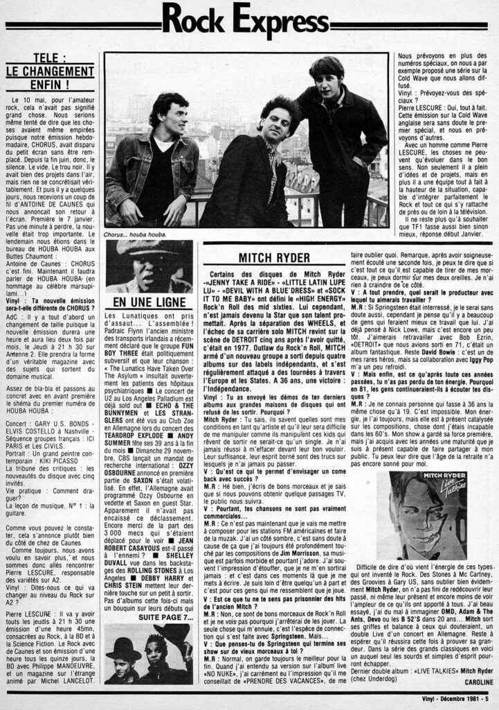 1981.12-Vinyl-1-Bruno-BoussardPR05-721x1024 Vinyl n°1 (12/81)