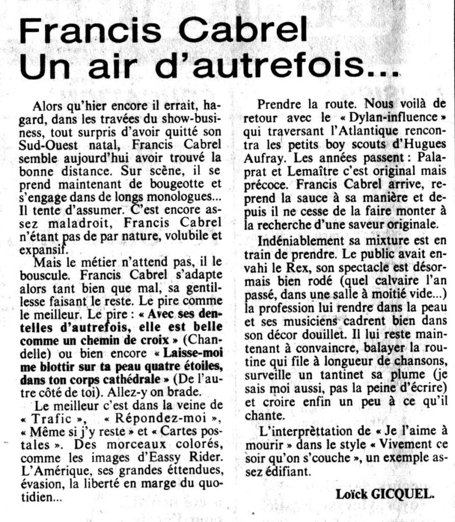 1982.03.11-NR.4ADa-893x1024 Francis Cabrel, Augier-Secco (05/03/82)