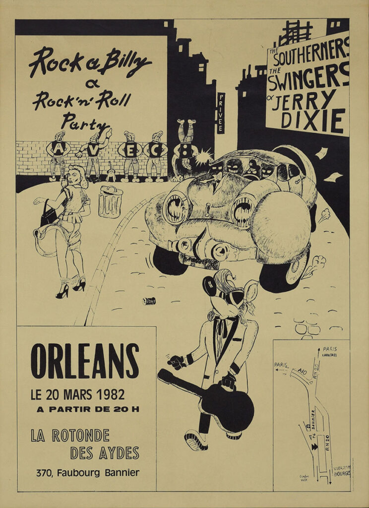1982.03.20-Affiche01-345-475-imprimee-Michel-Rose-Copie-744x1024 The Southerners, Swingers, Jerry Dixie (20/03/82) Annulé