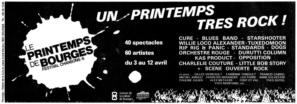 1982.04-Vinyl-3-Bruno-BoussardPR23-1024x358 "Printemps de Bourges" The Cure (10/04/82)