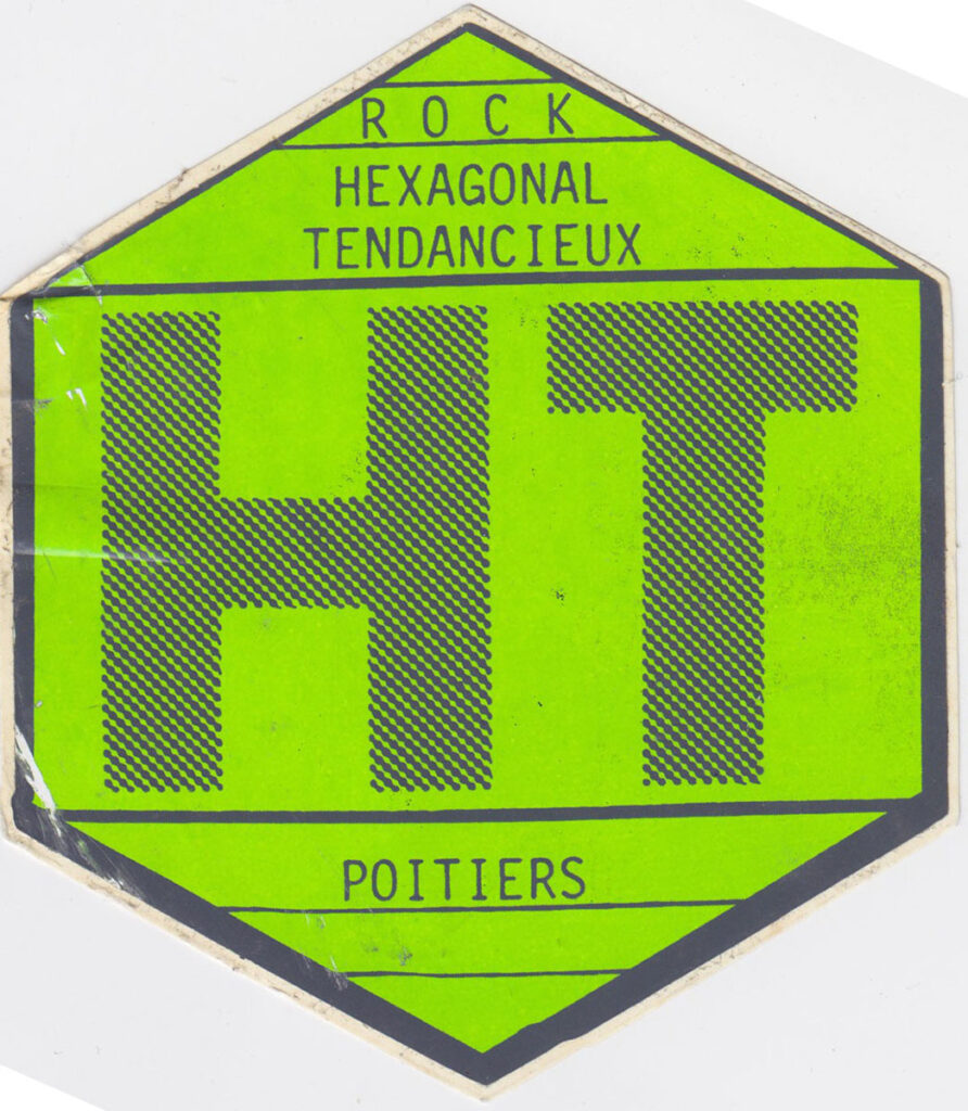 1982.05.04-Sticker01-Oreille-est-Hardie-892x1024 "Rock hexagonal tendancieux" (04 au 07/05/82)