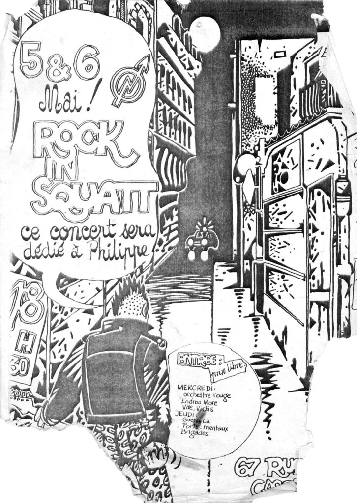1982.05.05-Drounk-OldpainkAFb-726x1024 "Rock in squatt" (06/05/82)