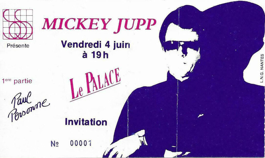 1982.06.04-Ticket01-1024x612 Paul Personne, Mickey Jupp (04/06/82)