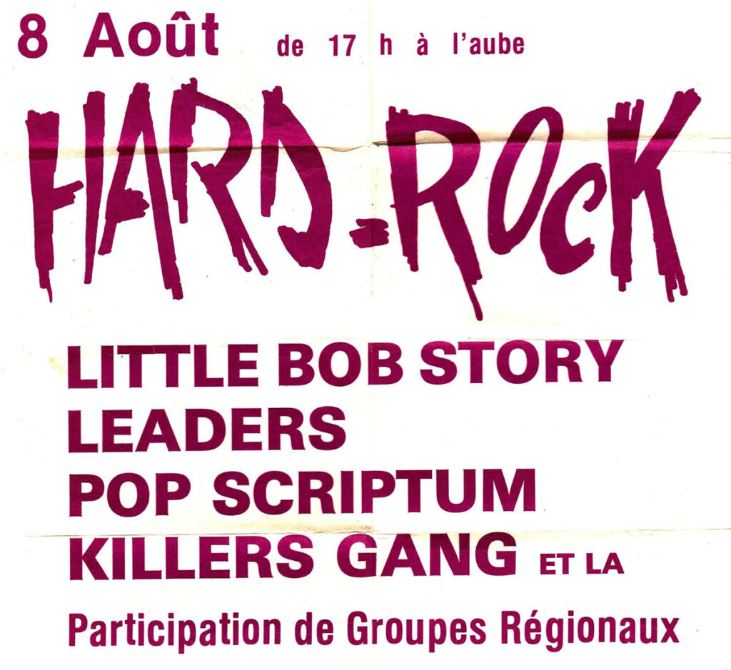 1982.08.08-Little-Bob-Flyer01-1024x939 "Hard-rock" (08/08/82)