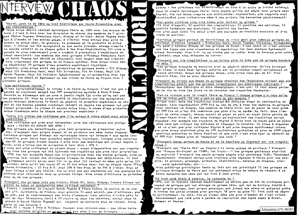 ChaosProductions-Presse-Alienation-n9-Juin1985-01-photocopie-1024x739 Chaos Productions