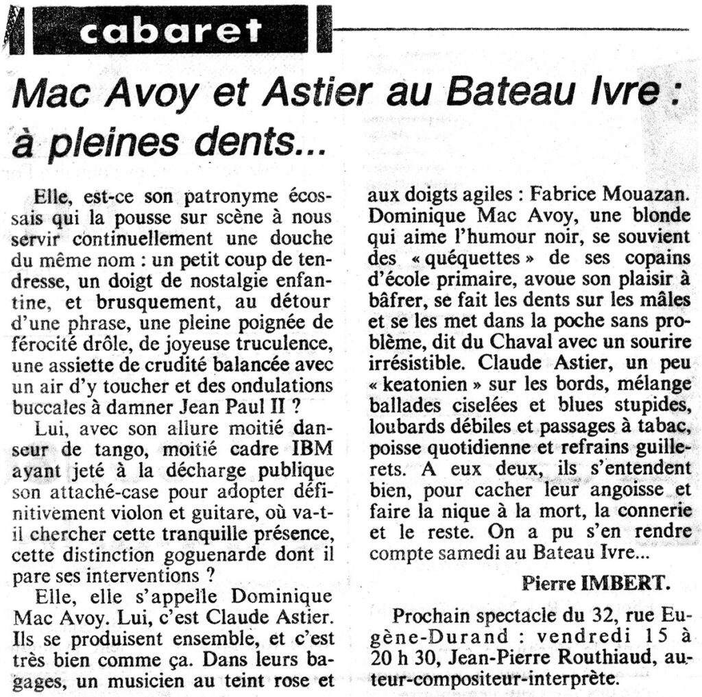 1982.10.11-Doc01-51-Z-2-309-1024x1017 Dominique Mac Avoy et Claude Astier (08 et 09/10/82)
