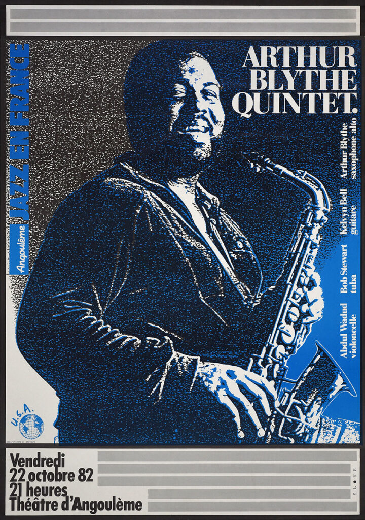 1982.10.22-Affiche01-64-91-imprimee-Oreille-est-Hardie-Copie-720x1024 Arthur Blythe Quintet (22/10/82)
