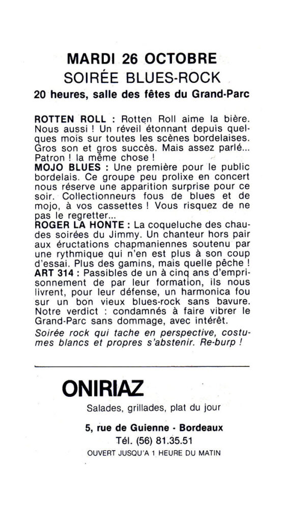 Presse-BoulevardDuRock82-1982-09-564x1024 "Boulevard du rock" (26/10/82)