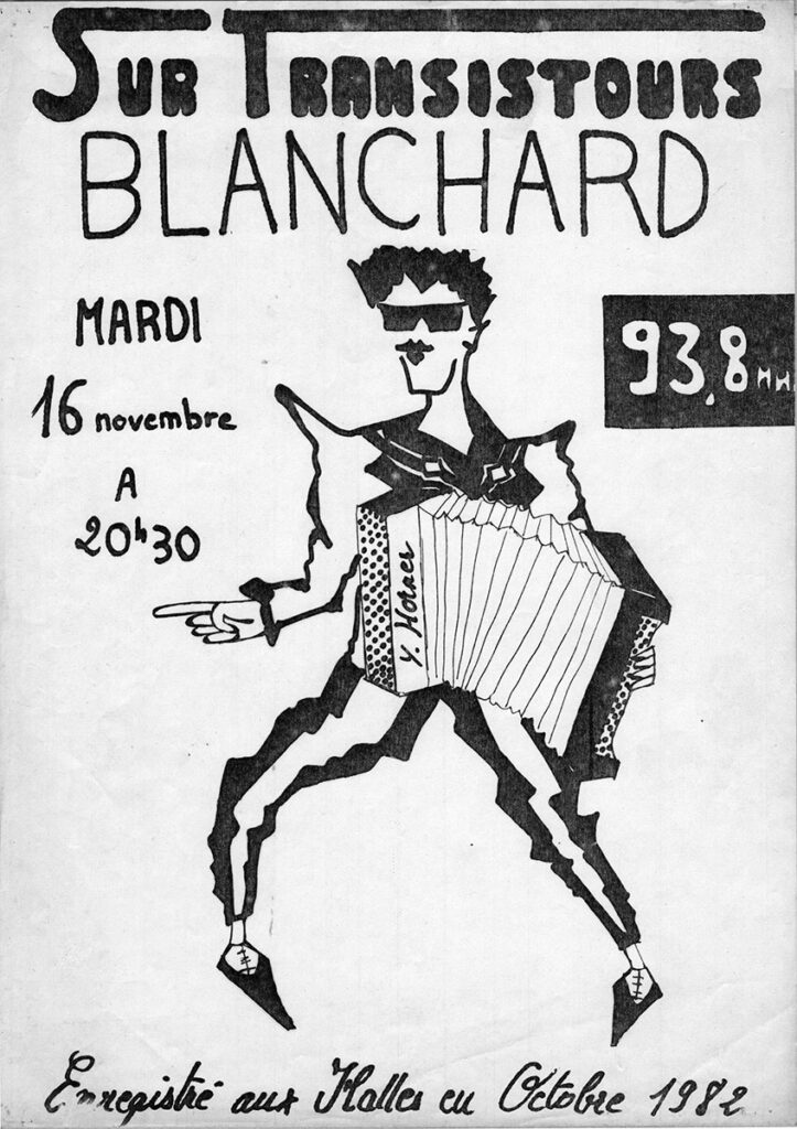 1982.11.16-Pirate-sur-Transistours-Affiche-255-355-photocopiee-01-Radio-Beton-723x1024 Transistours - Blanchard (16/11/82)