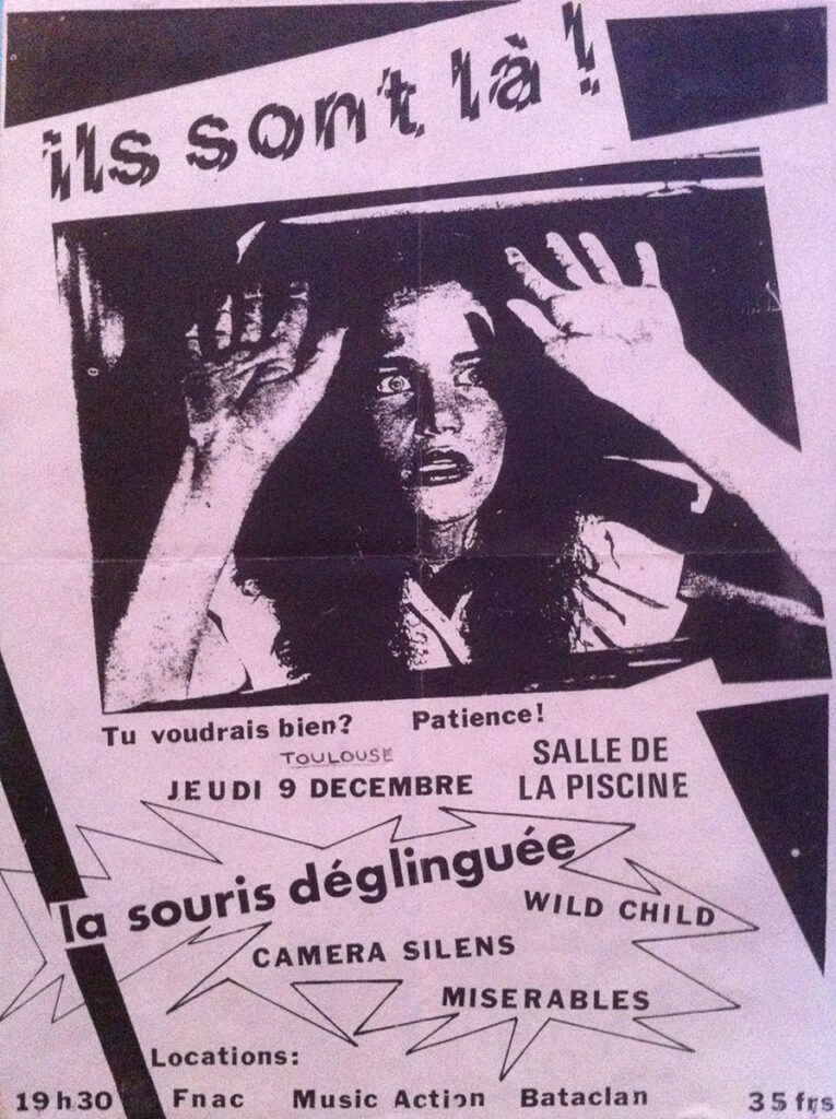 1982.12.09-Camera-Silens-FL-765x1024 La Souris Déglinguée, Wild Child, Camera Silens, Misérables (09/12/82)