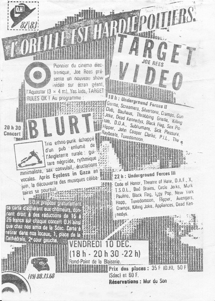 1982.12.10-Flyer01-Oreille-est-Hardie-731x1024 Blurt (10/12/82)