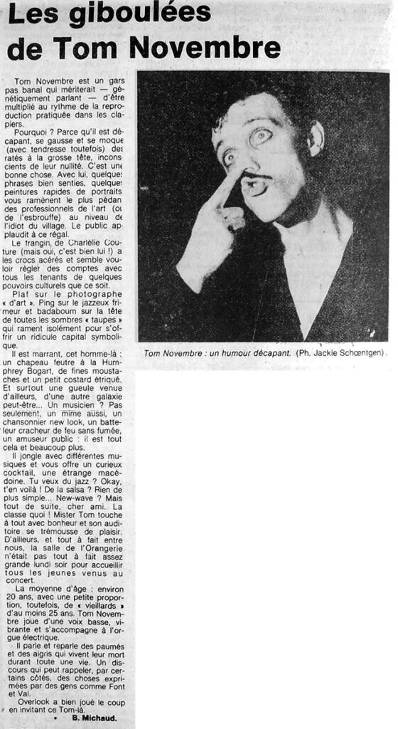 1983.03.17-Sud-Ouest01-Rock-Around-The-Clautre-560x1024 Rodéo sur Juliette, Tom Novembre (14/03/83)