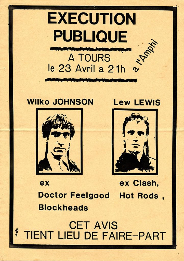 1983.04.23-A3-photocopiee-MinoAF-722x1024 Casting Spells, Wilko Johnson et Lew Lewis (23/04/83)